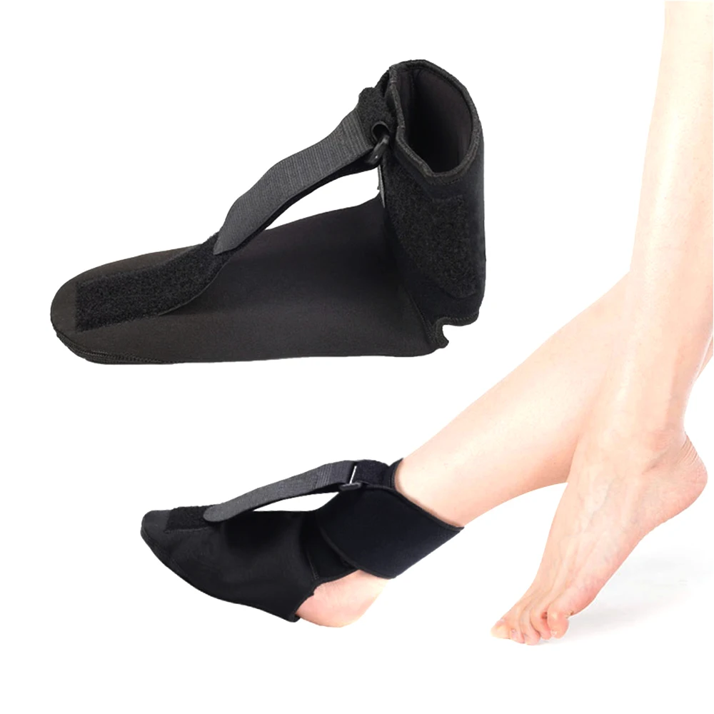 Kompressions-Plantarfasziitis-Nachtschienen-Socke, orthopädische Fußstütze mit Dorsalstropfen, weiche Dehnungs-Stiefelschienen für Füße – Detail 10