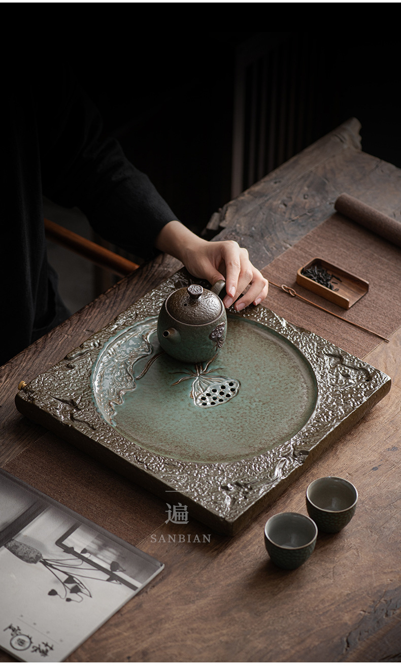 Kiln Baked Charm Of Lotus Tea Tray_11.jpg