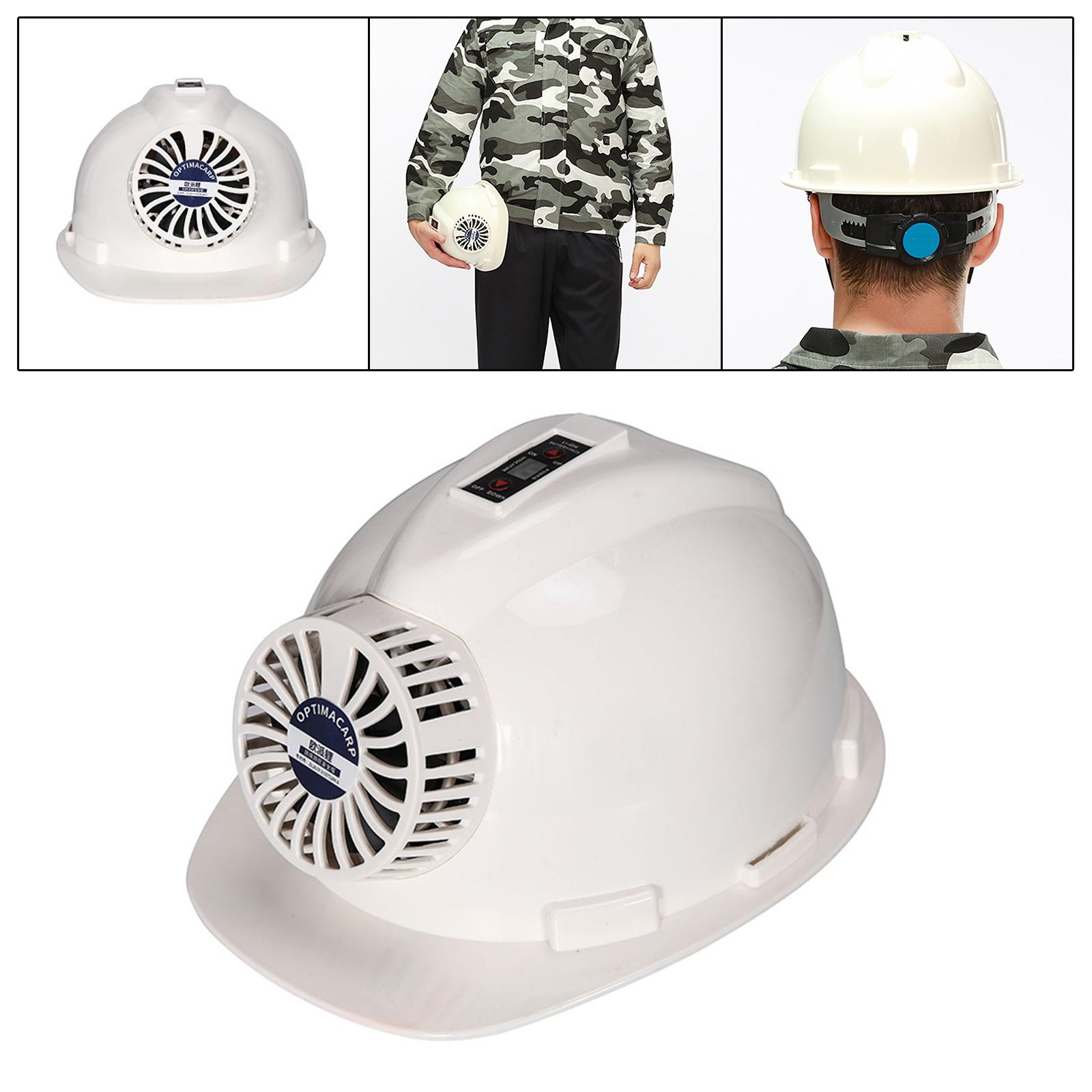 Title 3, Construction Site Hard Hat with Large Fan 4 Spe...