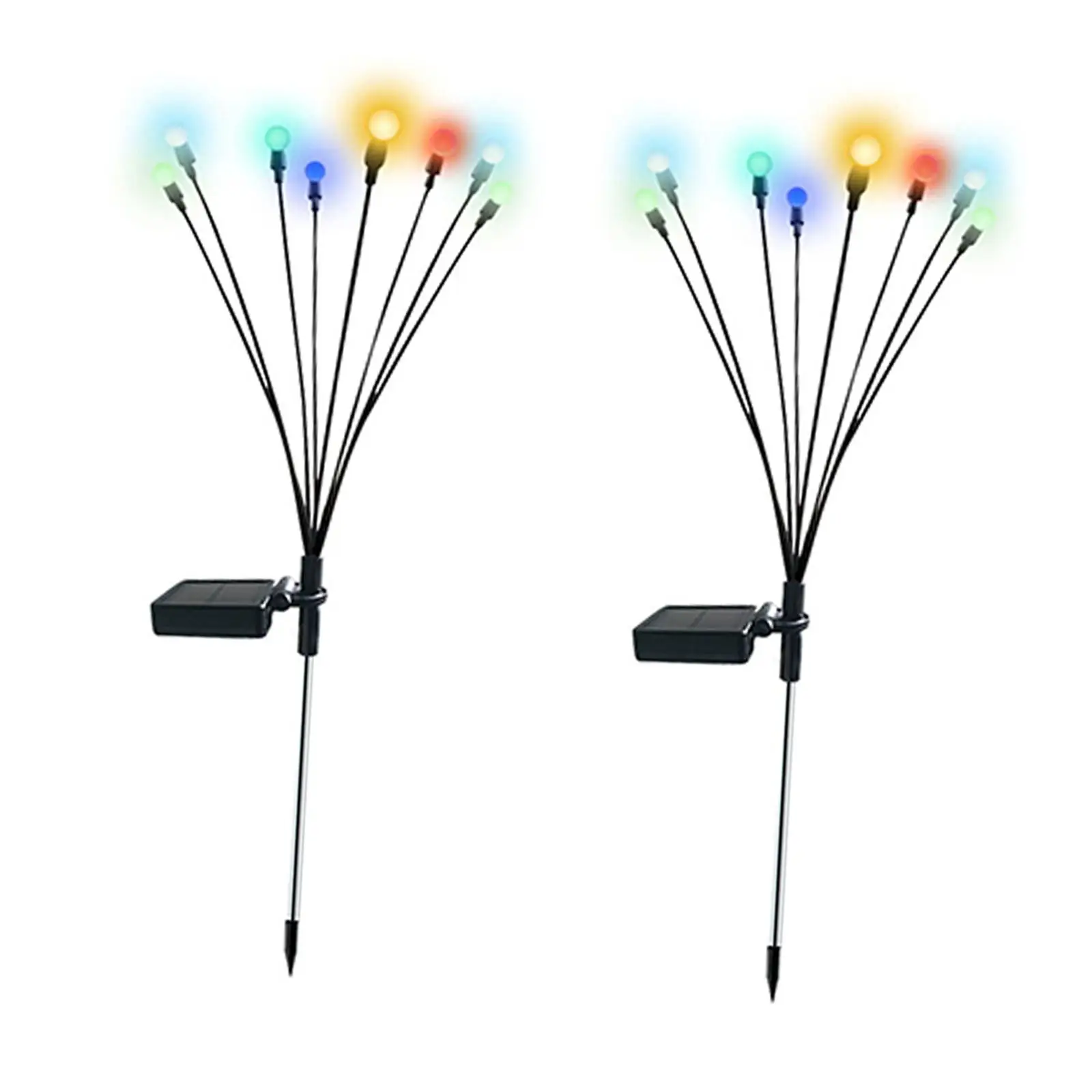 LED Solar Light IP65 Waterproof Multi Colour Decorative Swaying Light Lamp Stake for Outdoor Pathway Garden Decoration