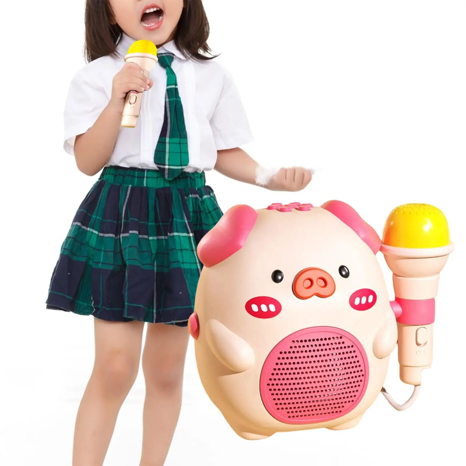 Children Toy Speaker Sing Machine microphone Portable Machine for Birthday Indoor Travel Activities Outdoor