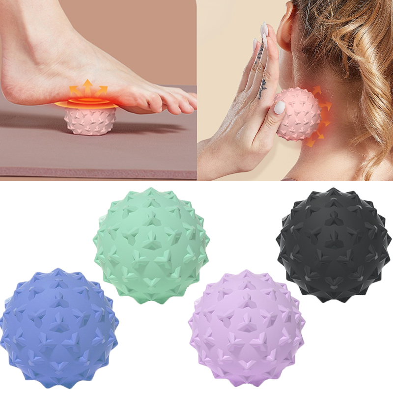 Best of Durable TPE Massage Ball Local Body Muscle Relaxation Fascia Relief Plantar Fasciitis Exercise Fitness Relieve Pain 4.5cm Balls Reviews & Tips