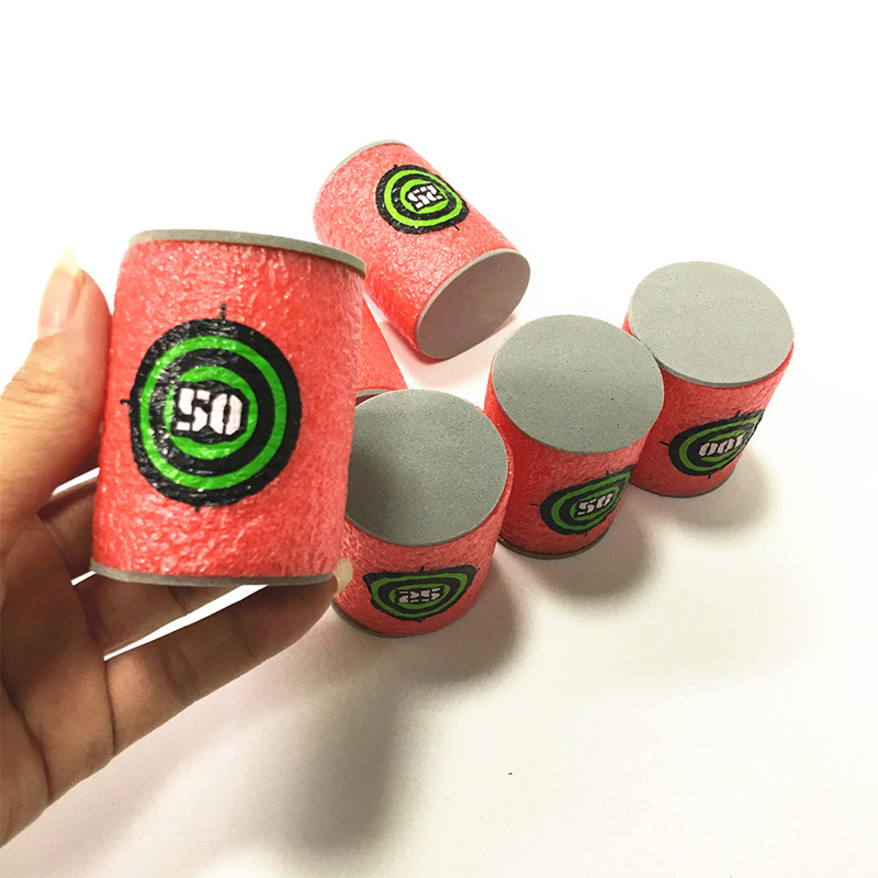 7.2cm 100pcs for Nerf Soft Bullets Darts Round Head Refill Sponge Darts Kids Children Toy Gun Bullets for NERF N-Strike Blasters