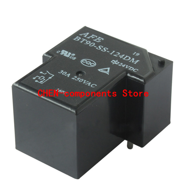 2PCS AFE Relay BT90-SS-124DM BT90-SS-148DM Black 4PINS