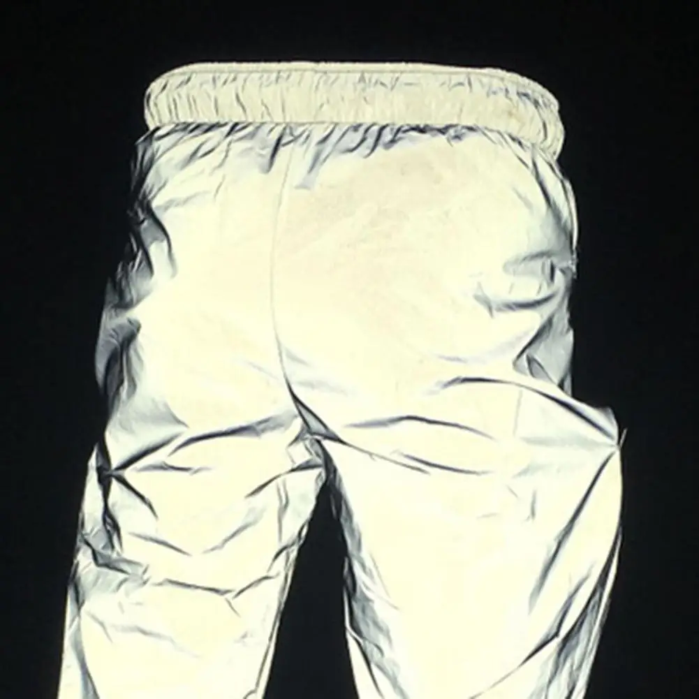 cheap sweatpants Brand Men's Trousers Reflective Pants Fluorescent 2022 Hip Hop Pants Casual Sports Night light Joggers streetswear sweatpants mens active wear pants