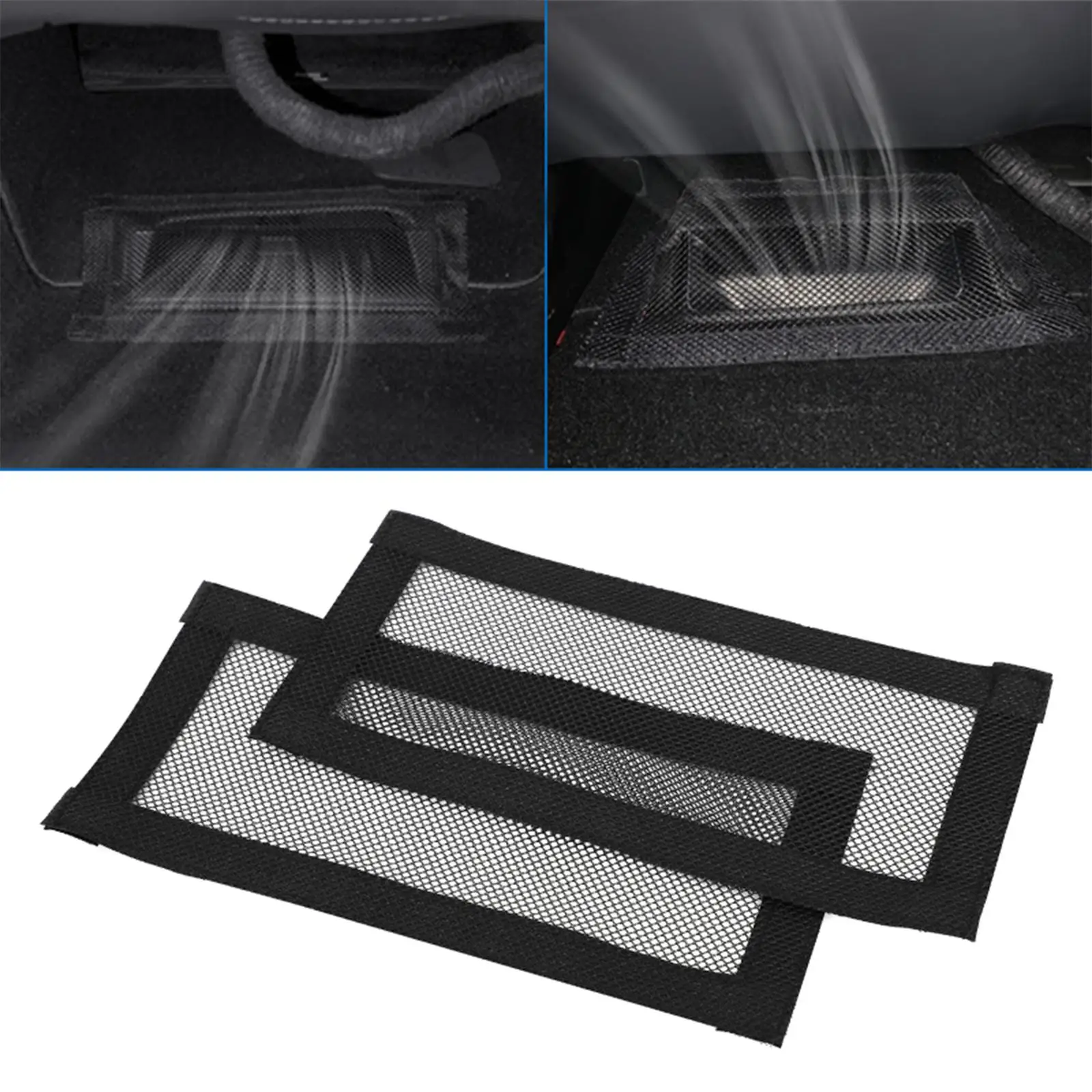 2 Pieces Car Air Outlet  Net  Vent Accessories Vent  Net Cover Dust  