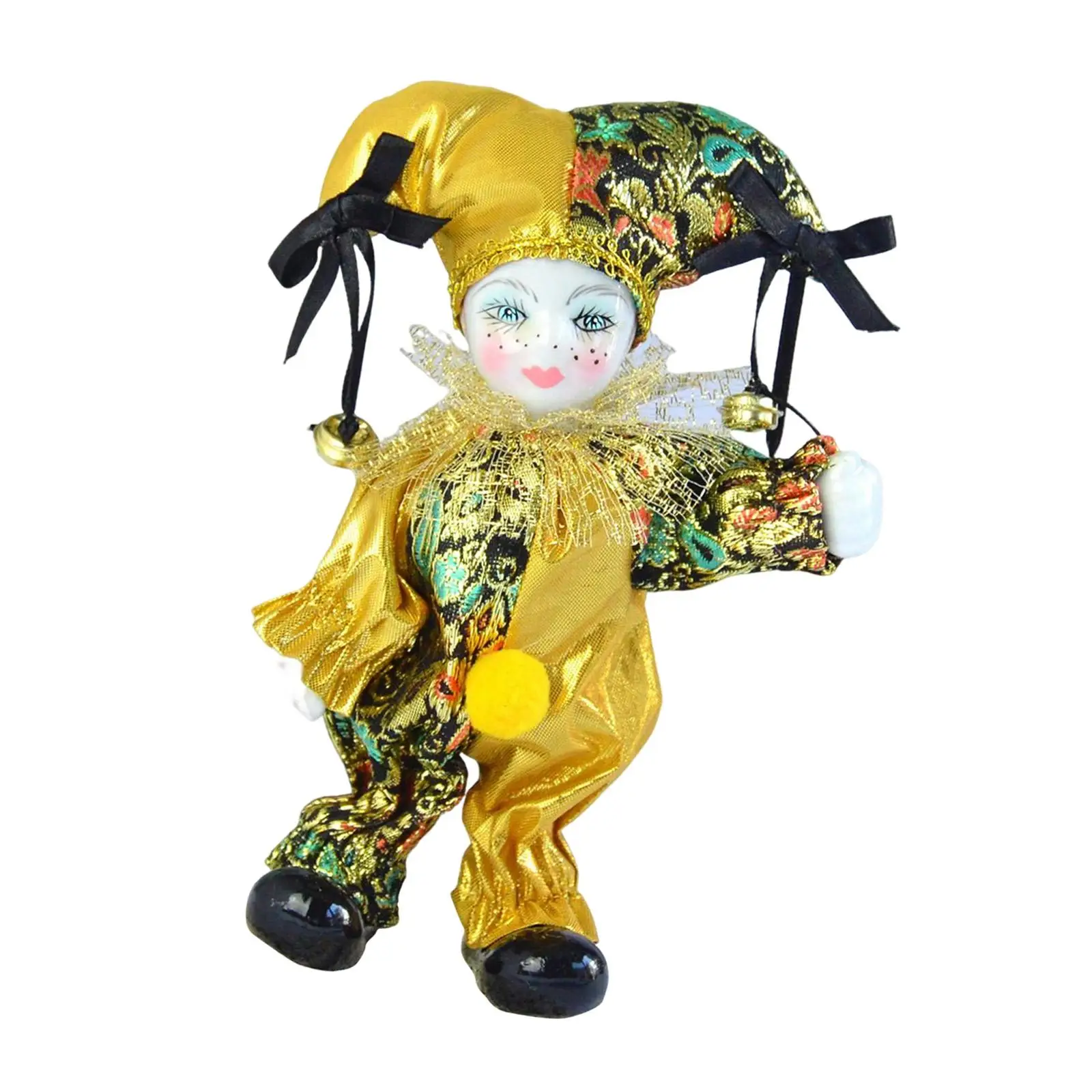 Triangel Doll with Outfits Small Clown Doll Arts for Kids Toy Valentin Gift