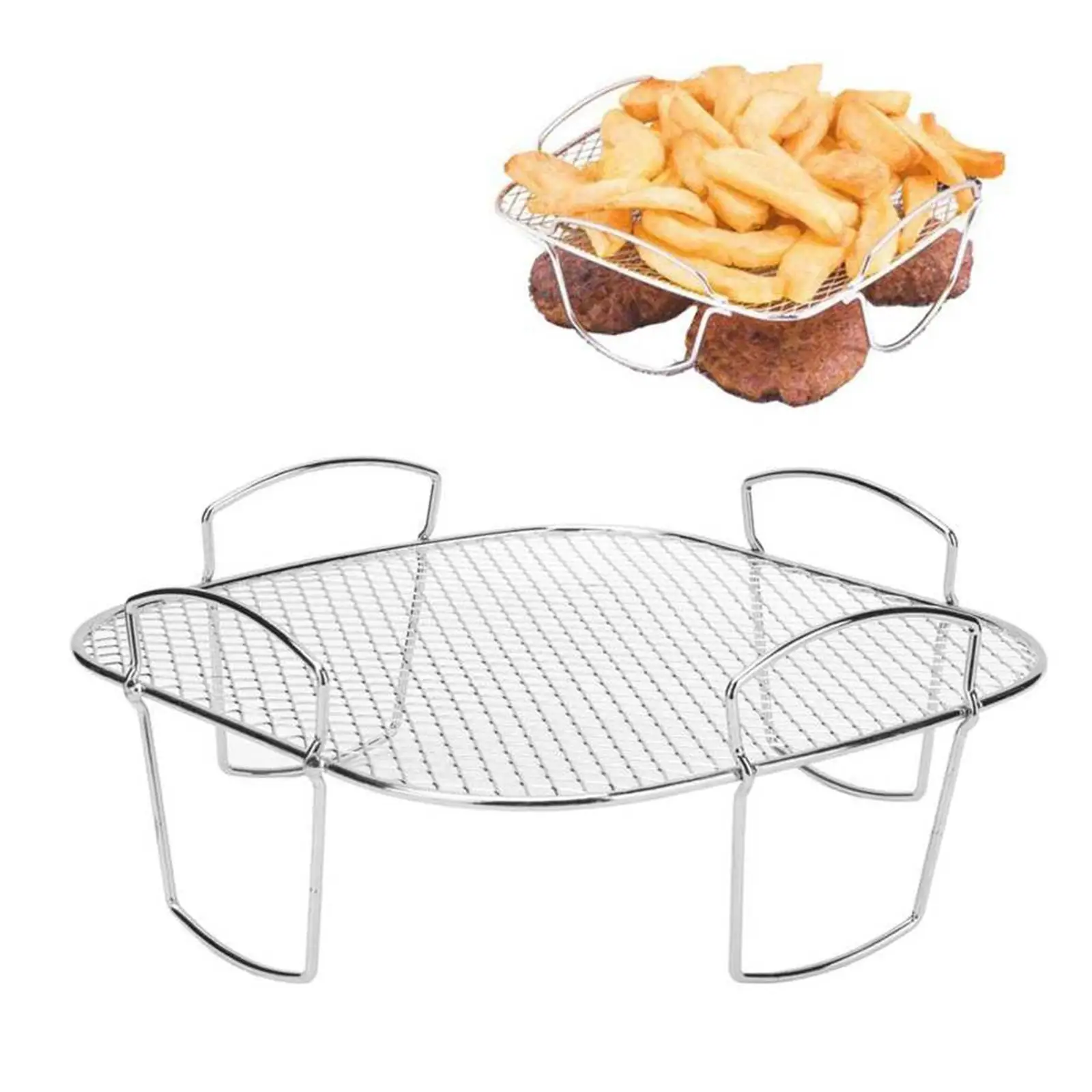 Cooking Rack French Fries Rack Baking Cooling Steaming Rack Grill Rack Fryer Parts