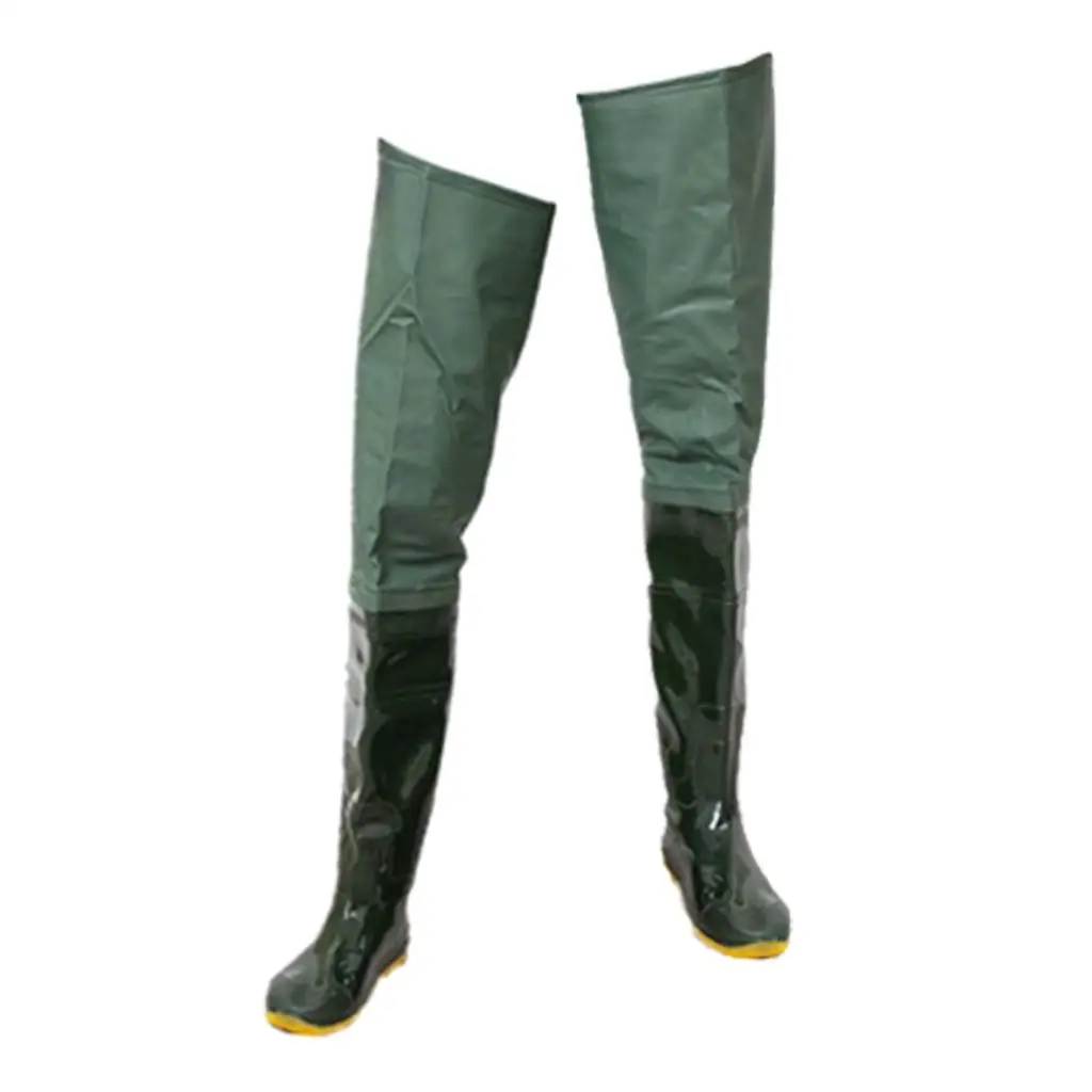 Waterproof Fishing Boots Waders Wading Boots Over Knee Hip Soft Sole Breathable Upstream River Fishing Hunting Farming Boots