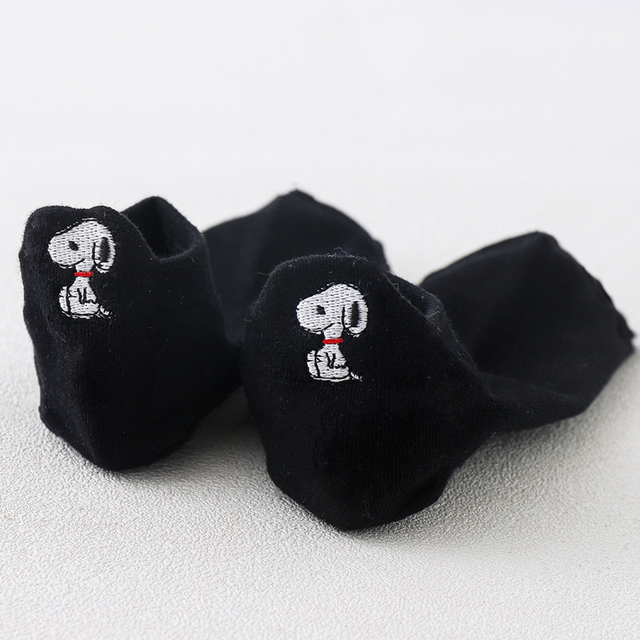 Pack De 6 Chaussettes Snoopy Peanuts - Chaussettes Mi-Mollet Femme Fun Et Confortables | Cadeau Original
