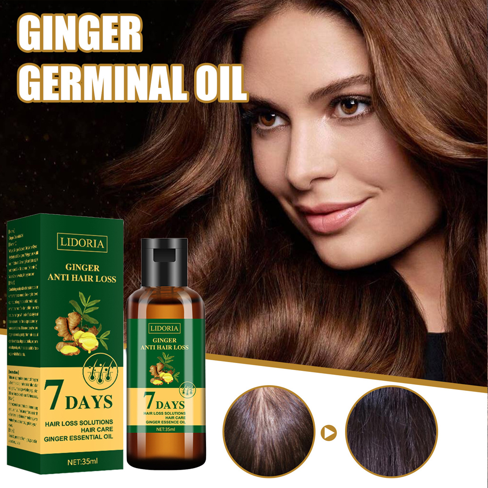 Best of 35ml Ginger Hair Growth Fast Growing Hair Essential Oil Beauty Hair Care Prevent Hair Loss Oil Scalp Treatment For Men Women Reviews & Tips