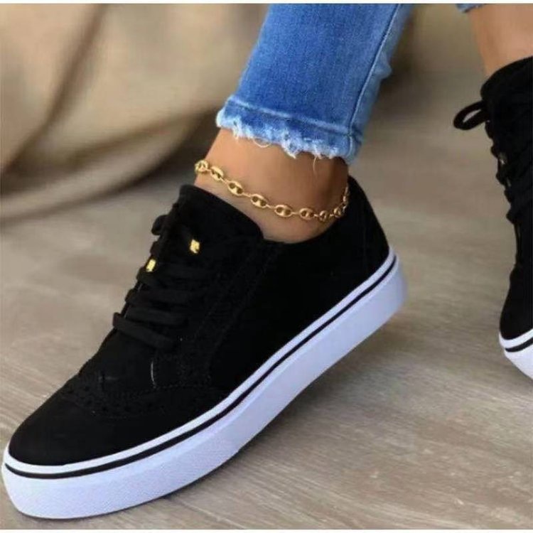 Title 2, Sneakers Women Fashion Spring Autumn Chain Leat...