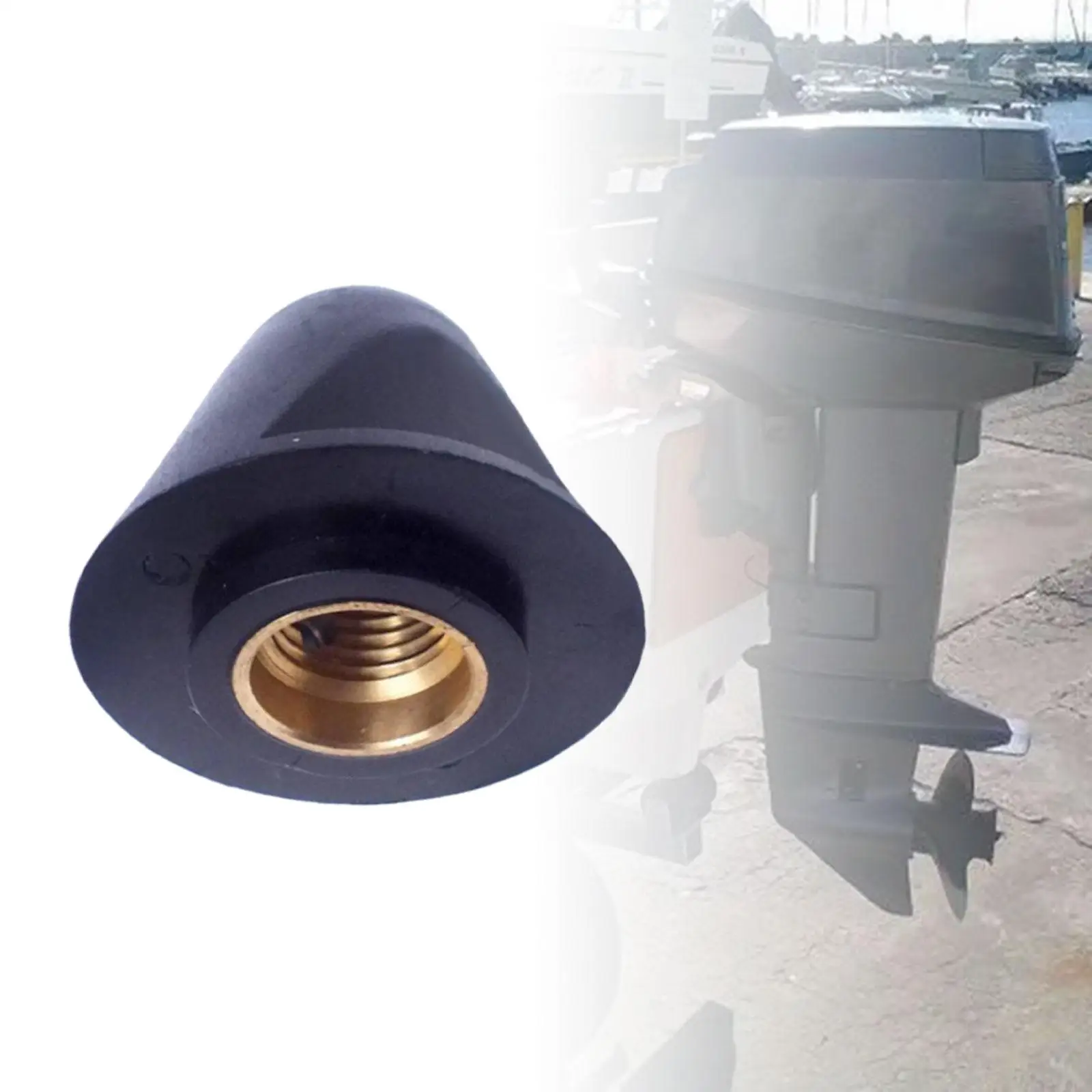 626-45616-01 Easy to Use High Performance Propeller Prop Nut Replaces for Yamaha Outboard Motor Old Version 6HP 8HP 9.9HP