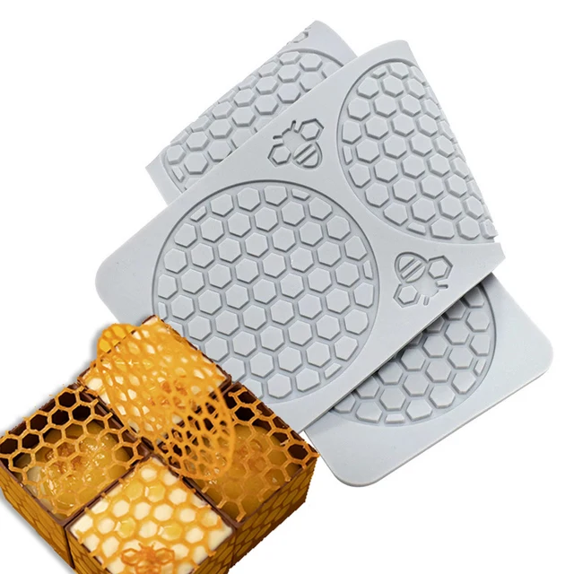 3D Honeycomb Silicone Molds for Baking DIY French Dessert
