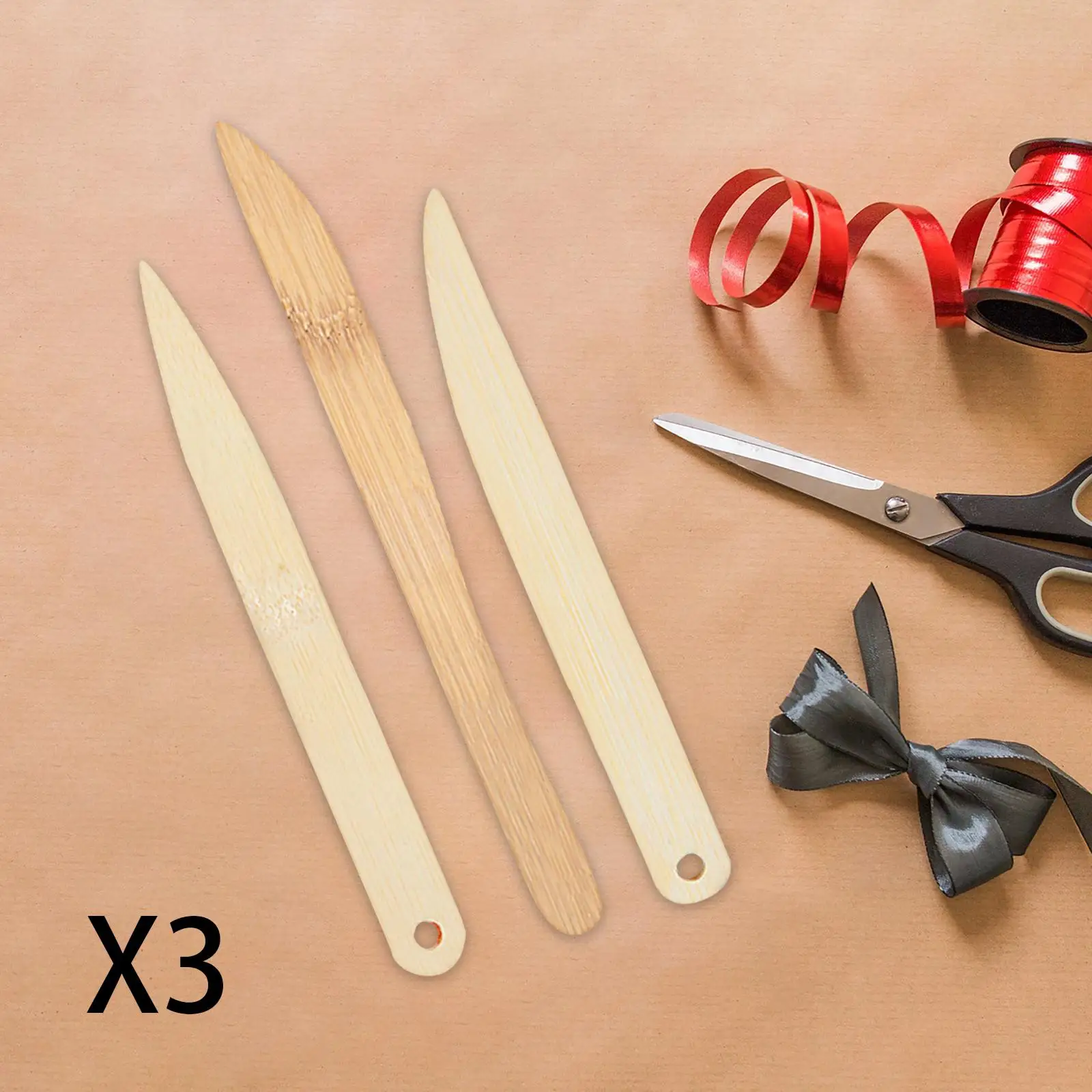 9x Envelope Slitter Office Scrapbooking Tool Set Lightweight Gifts Crafts Paper Sculpture Supplies Paper Trimmer Supplies Wooden