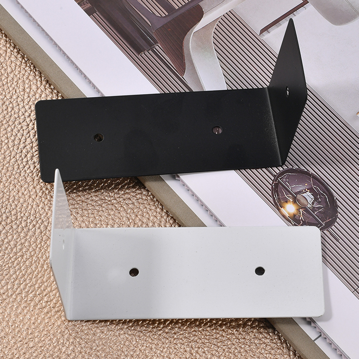 4–10 Stück dekorative Eckverbinder aus Material, für Laminatplatten, Verbindungsstück, L-förmiger rechtwinkliger Halter, 90 Grad – Detail 4