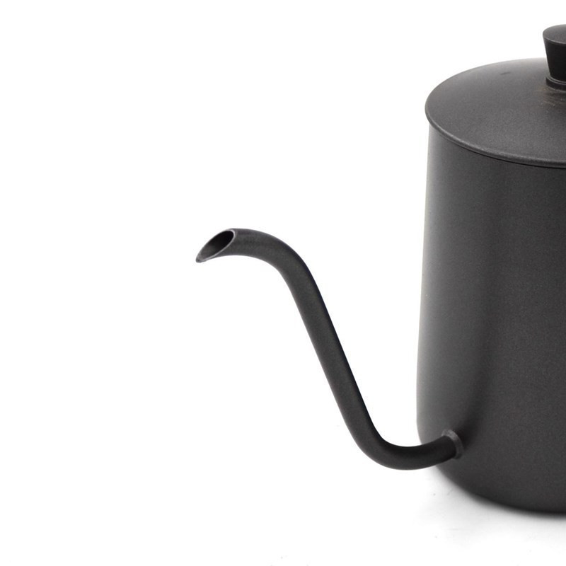 Drip Kettle 350ml 600ml Coffee Tea Pot Non-stick Coating Food Grade Stainless Steel Gooseneck   Swan Neck Thin Mouth
