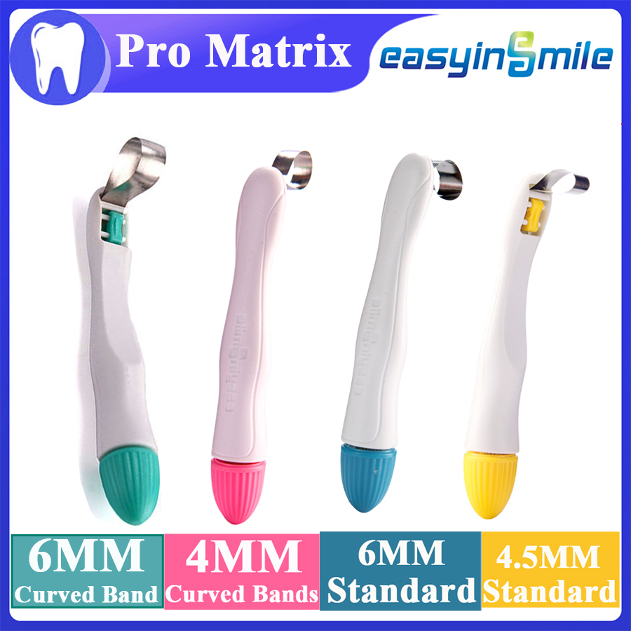 Best of 10 / 50Pcs EASYINSMILE Dental Pro Matrix Bands Pre Formed Sectional Contoured Matrice Bands Curved&amp;Standard Retainler Bands Reviews & Tips