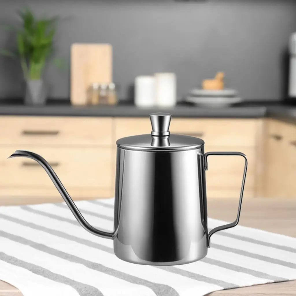 350ml Coffee Maker Hand Coffee Pot Household Pot Mini Stainless Steel Drip Type Coffeeware Tools