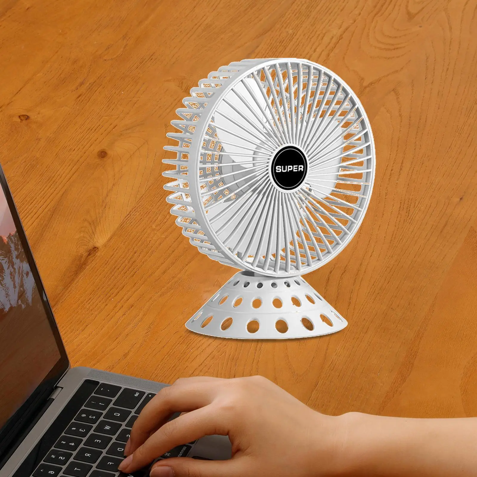 Small Desk Fan Personal Strongly Wind Desktop Fan for Desktop Office Camping Home Travel