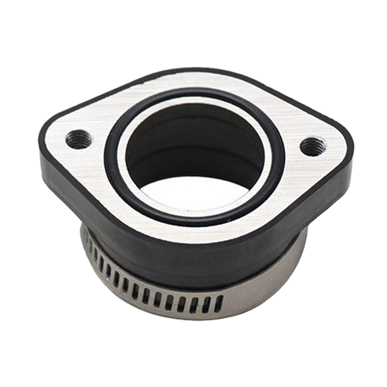 Rubber Motorcycle Carburetor Adapter 48mm Black Carburetor Manifold Inlet Intake Pipe Rubber Mat for TM28 Carburetor Dirt Bike
