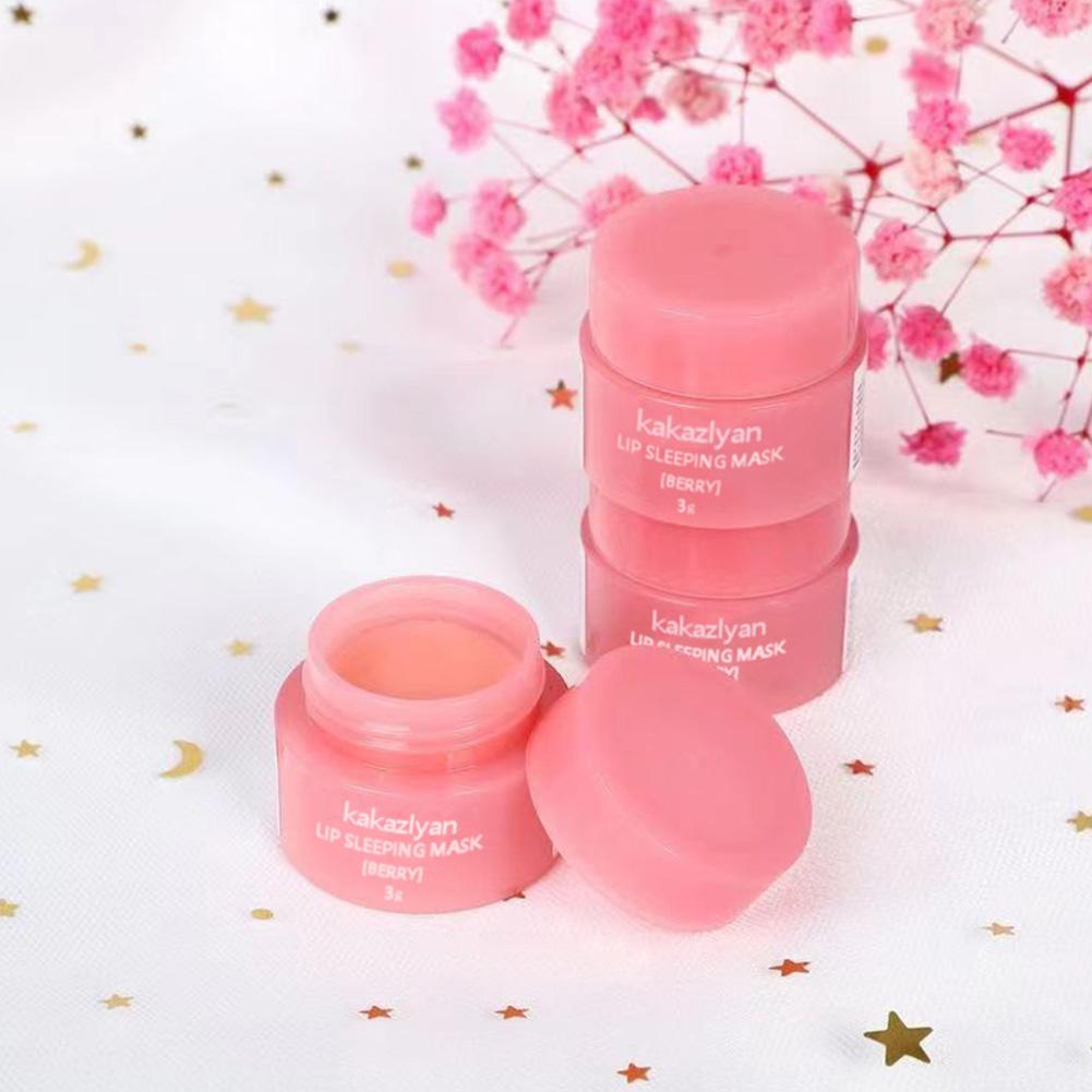 Best of 3g Lip Sleep Mask Night Sleep Maintenance Moisturizing Lip Gloss Bleach Cream Nourishing Lip Care Lip Balm Reviews & Tips - Image 2