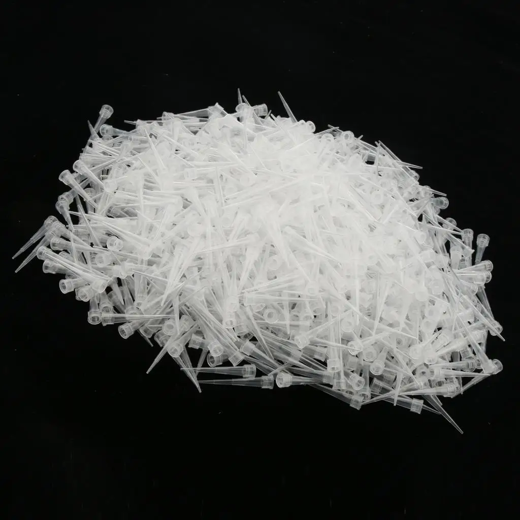 1000 Pieces 10 UL Pipette Tips For Pipettor, Universal, Made of high-quality PP (Polypropylene) material