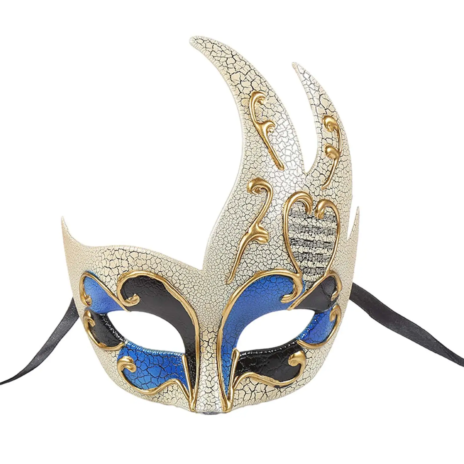 Flame Shape Mask Decorative Portable Halloween Fancy Dress Masquerade Mask