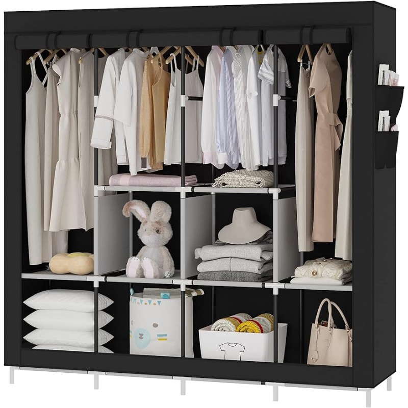 Title 1, UDEAR Portable Closet Large Wardrobe Closet Clo...