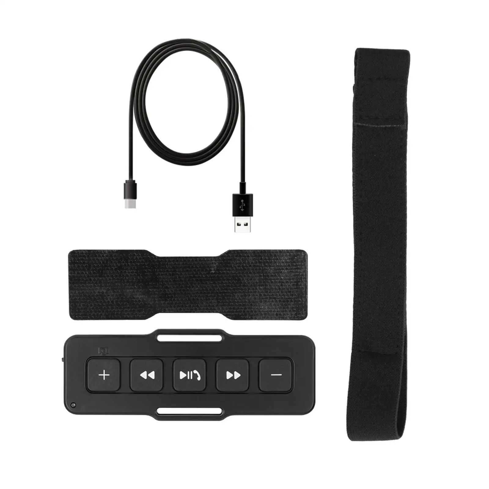 with Elastic Band Bike Handlebar Media Control Waterproof Portable Wireless USB Motorcycle Remote Controller for Climbing