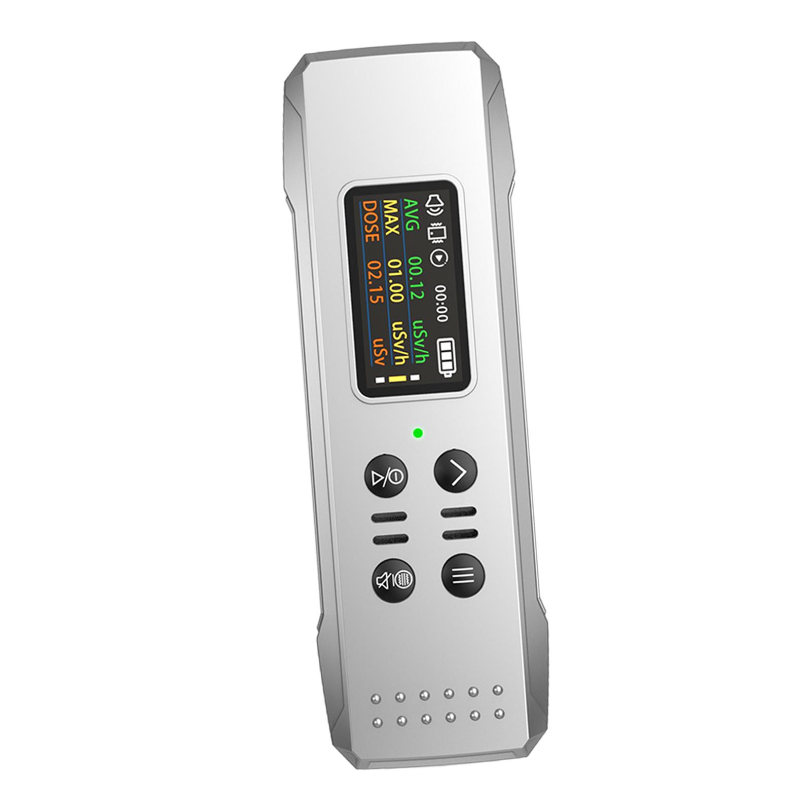 Geiger Counter Nuclear Radiation Monitor Three Alarm Modes Portable Radiation Meter for Prevention Household Personal Use