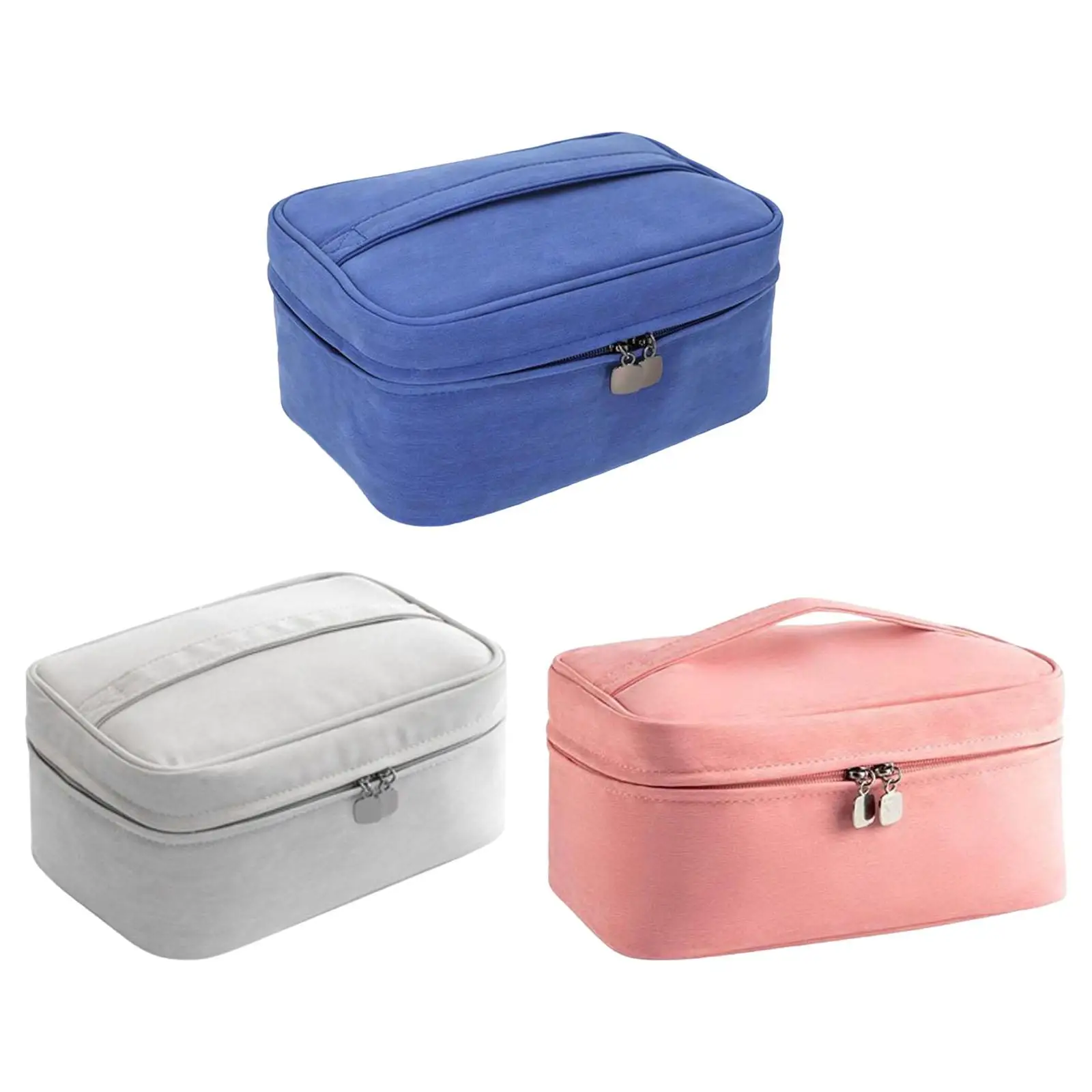 Makeup Organizer Bag with Detachable Pouch Make up Bag Cosmetic Case for Makeup Brush Beauty Eggs Lotion Eye Shadow Lipstick