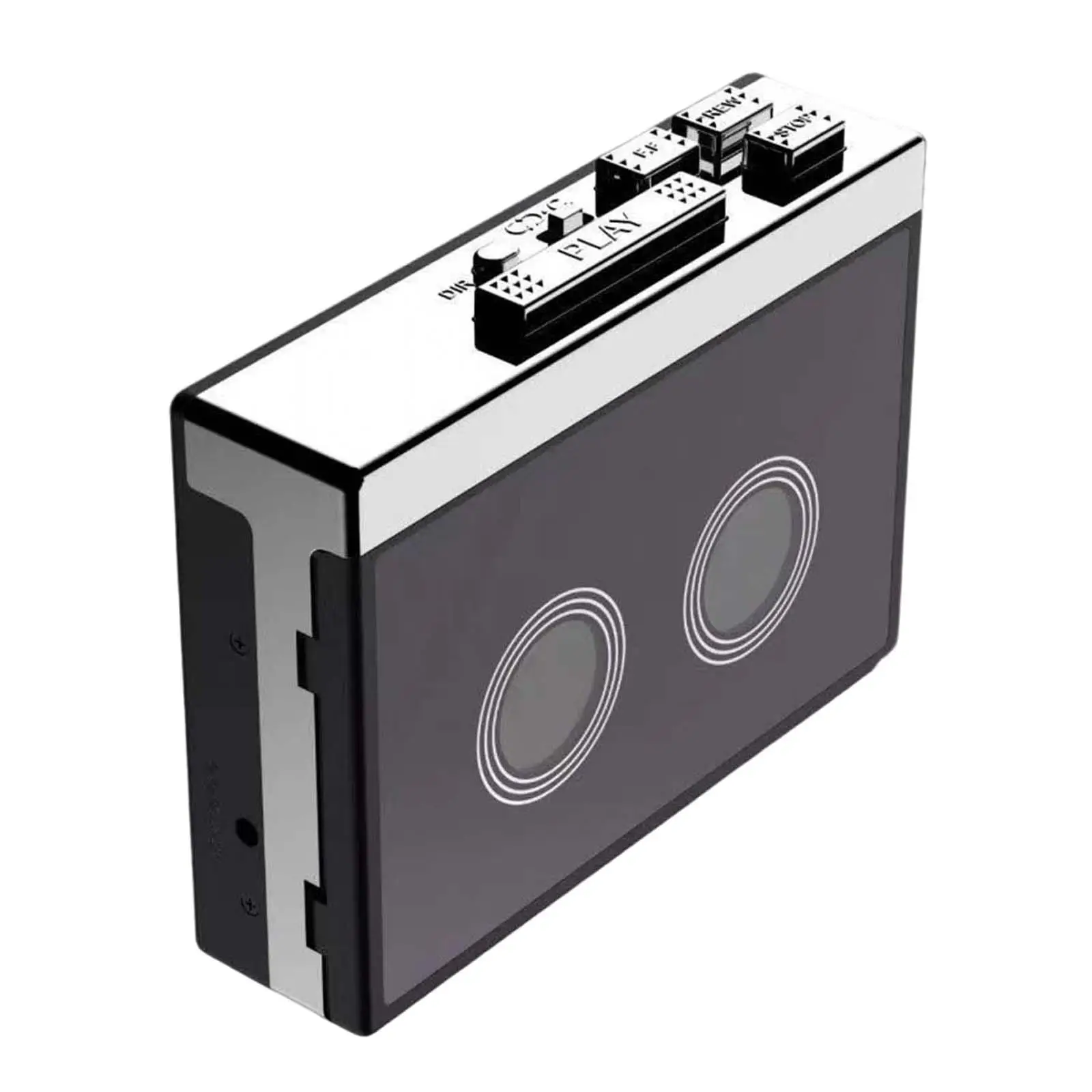 Cassette Recorder Retro FM Radio Audio Music Player Lightweighted for Music
