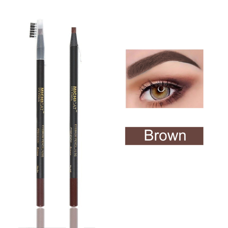 Best of 1PC Eyebrow Pencil Waterproof Microblading Eyebrow Pen Tint Tattoo Eyebrows Makeup 6 Colors Natural Long Lasting Eye Brow Pencil Reviews & Tips - Image 6