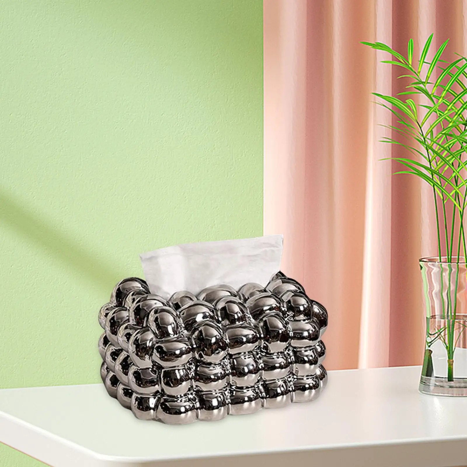 Elegant Tissue Box Covers Decorative Rectangle Napkin Dispenser Box Container