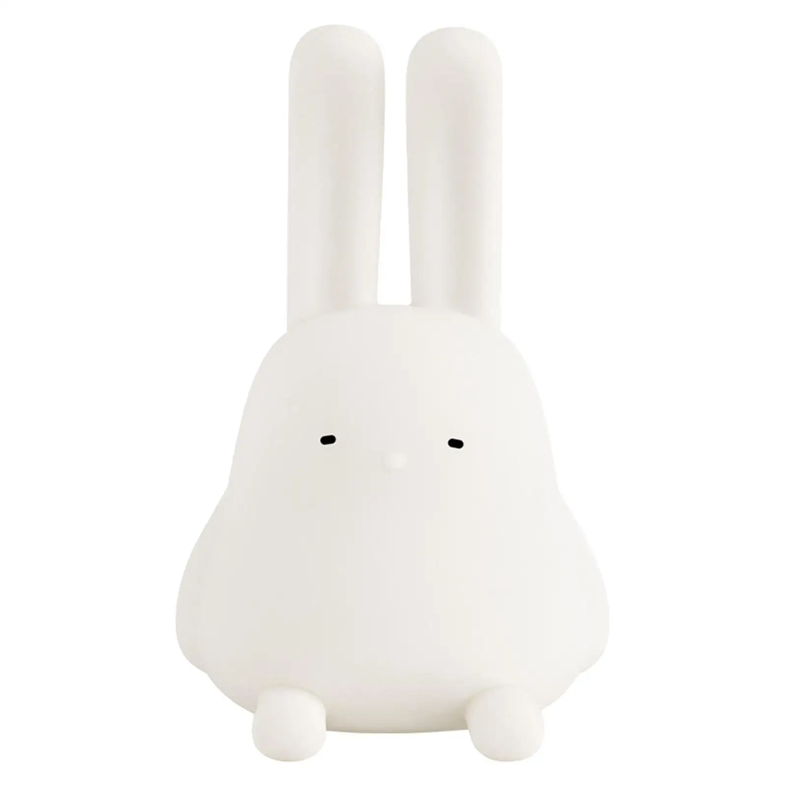 Rabbit Shape Silicone Night Light Lamp Phone Holder Children Gift 15/30 Minute Timing 2600K Warm White Dimmable LED for Sleeping