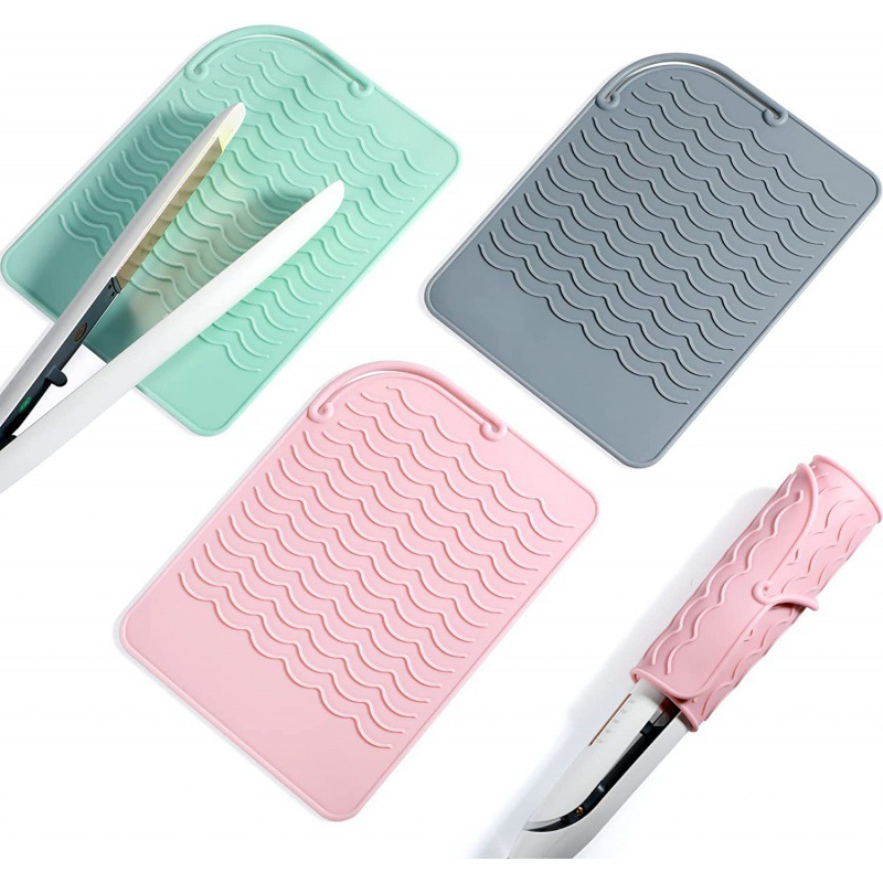 Best of Silicone Heat Resistant Mat For Hair Straightener Flat Iron Professional Styling Tool Anti-heat Mats Travel Hair Styling Tools Reviews & Tips