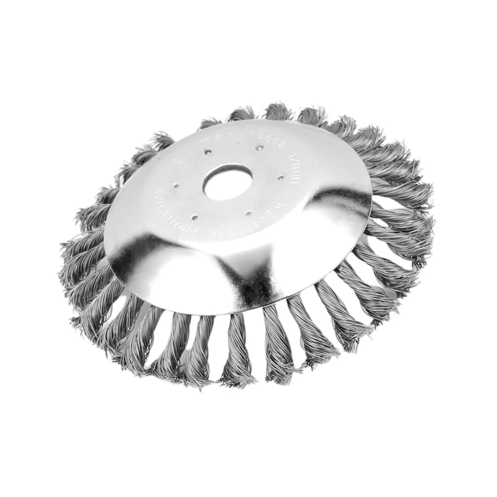 Wire Wheel Steel Brush Parts Replacements Trimmer Head Round Grass Weeding Wheel Mower Weeding Tray for Pavement Joints