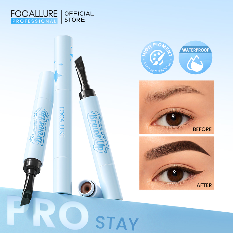 Best of FOCALLURE 3D Eyebrow Gel Cream 2 In 1 Eyeliner Pencil 3 Colors Waterproof Long-lasting Eyebrow Pomade Enhancers Makeup Cosmetics Reviews & Tips