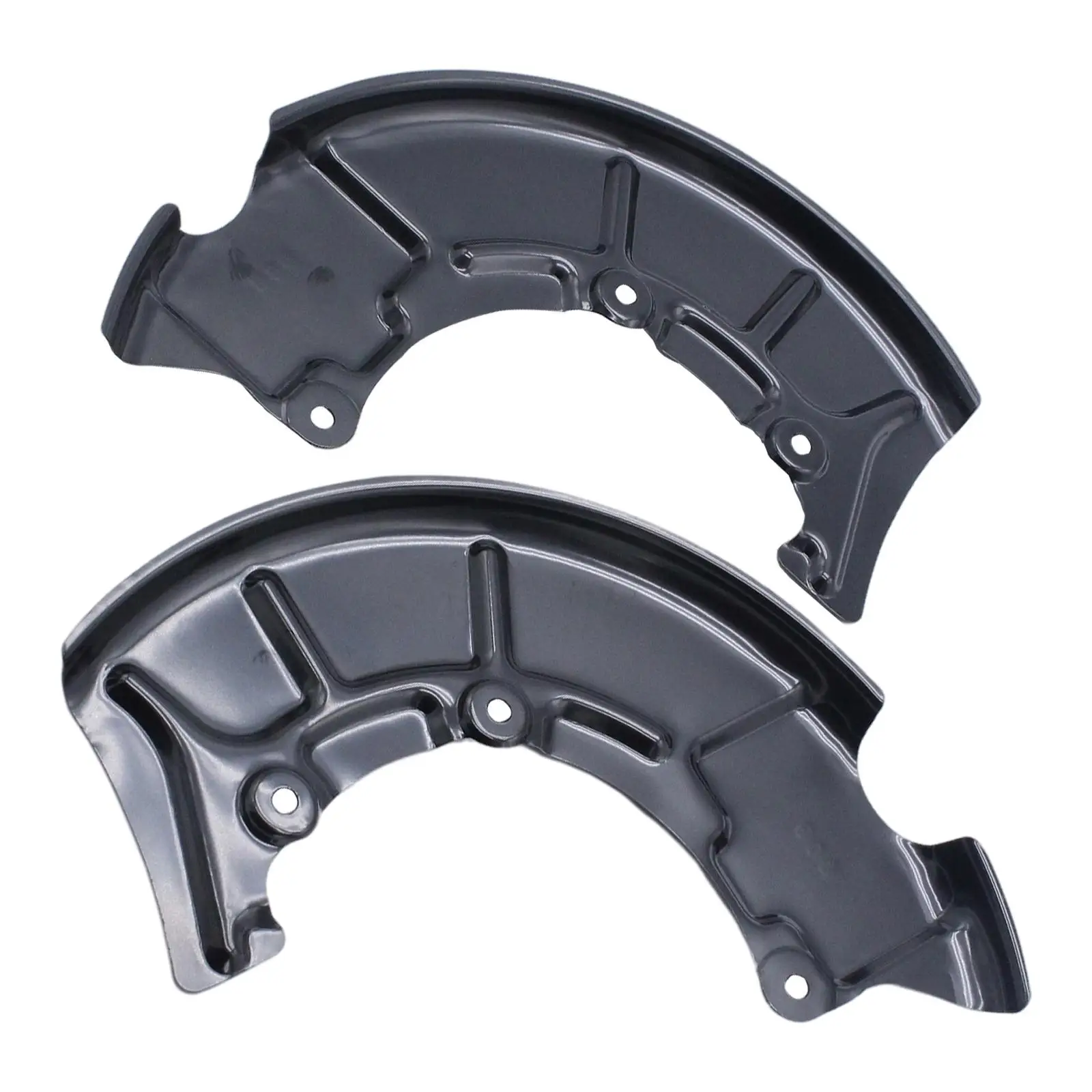 2x Front Disc Brake Cover Dust Shield Splashguard for Golf 2000-2004 1J0615311A Replacement Acc