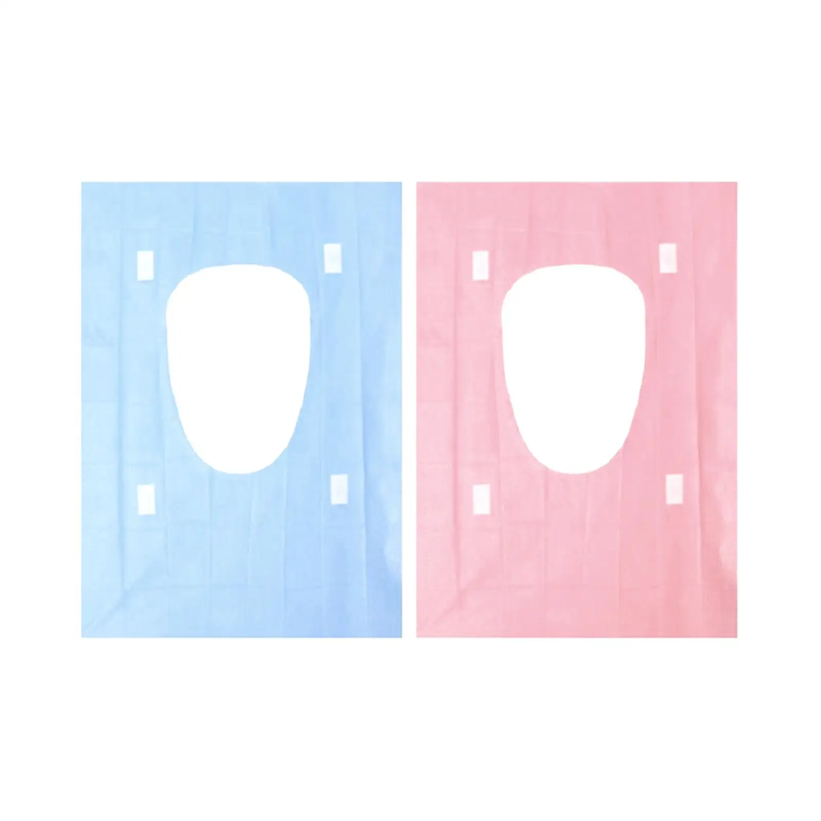 20 Pieces Toilet Seat Covers Disposable Nonslip Adhesives for Adults Kids Toddlers
