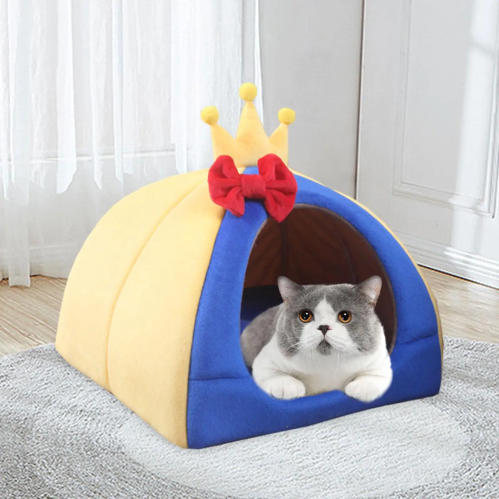 Cat Pet Tent House Kitten House Puppy Sleeping Bed Comfortable Indoor Bed
