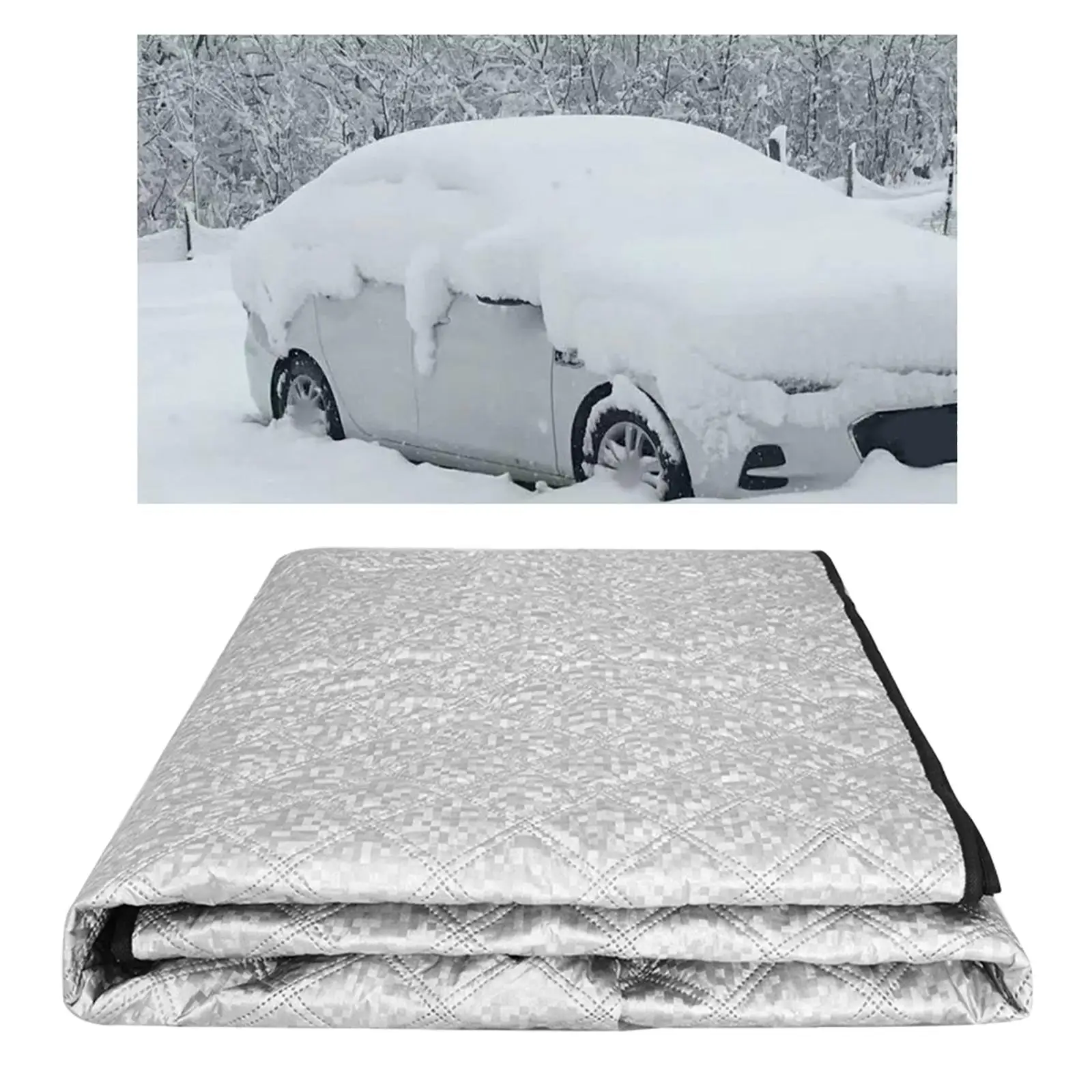 Car Windshield Snow Cover Foldable Ice, Frost & Snow Removal Shade frost Cover Windshield Sun Shade for Car