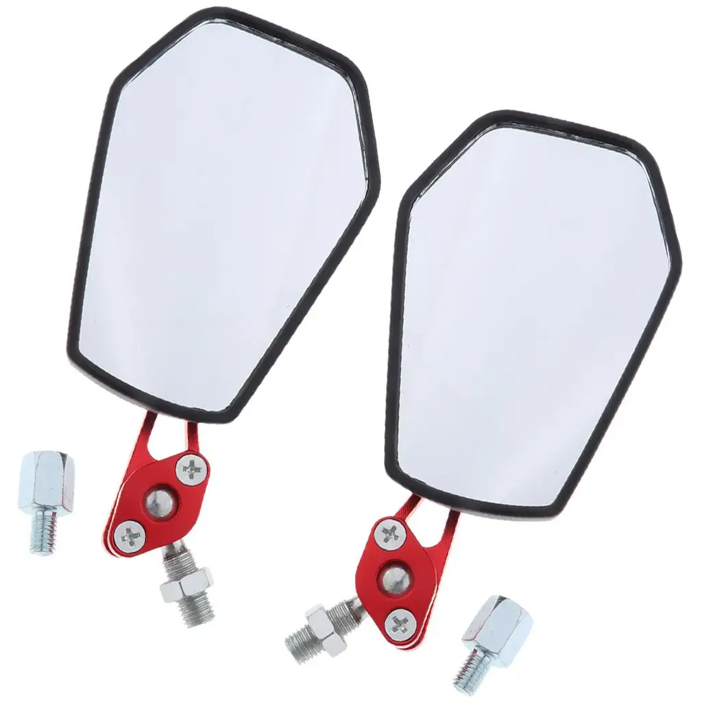 Aluminum Racing Side Rear View Mirrors for Motorcycle Dirt Bike ATV