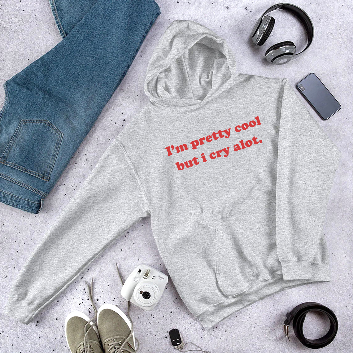 muito Unisex Hoodie Sarcástico Graphic Humorous Sweatshirt Self-Love Pullover Hoodies