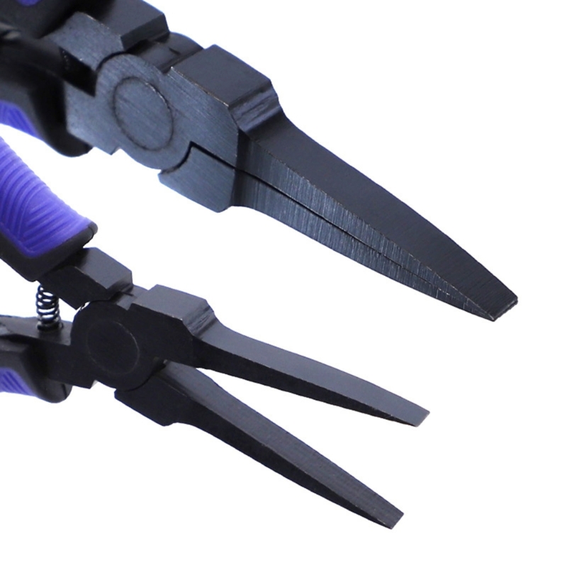 Multifunction Toothless Flat Nose Pliers Thin Flat Nose Tongs For Electronic Jewelry Making DIY Manual Pliers for Jewelry Repair
