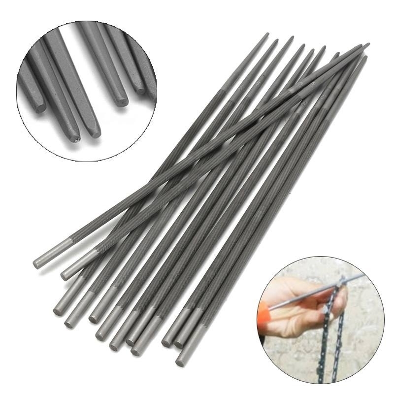 Description Picture 3 of item12 Pieces Chainsaw Round Files 5.5mm 7/32in for Sharpenning Chains Saw Sharpener Usually