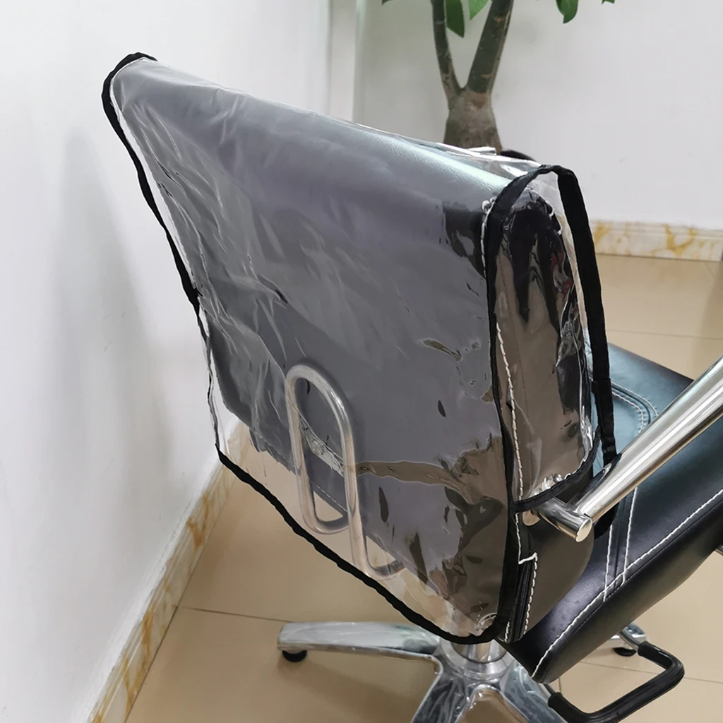 Clear Hairdressing Chair Cover Salon Waterproof Chair Protector Shield Reusable