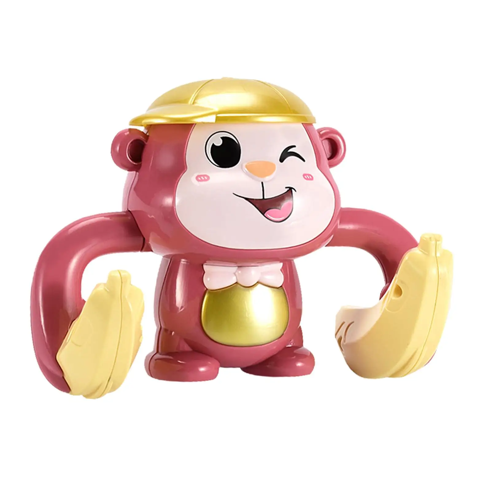 Electric Tumbling Monkey Toy with Lights and Music Musical Toys Electric Flipping Monkey Voice Control Rolling Toys for Baby Boy