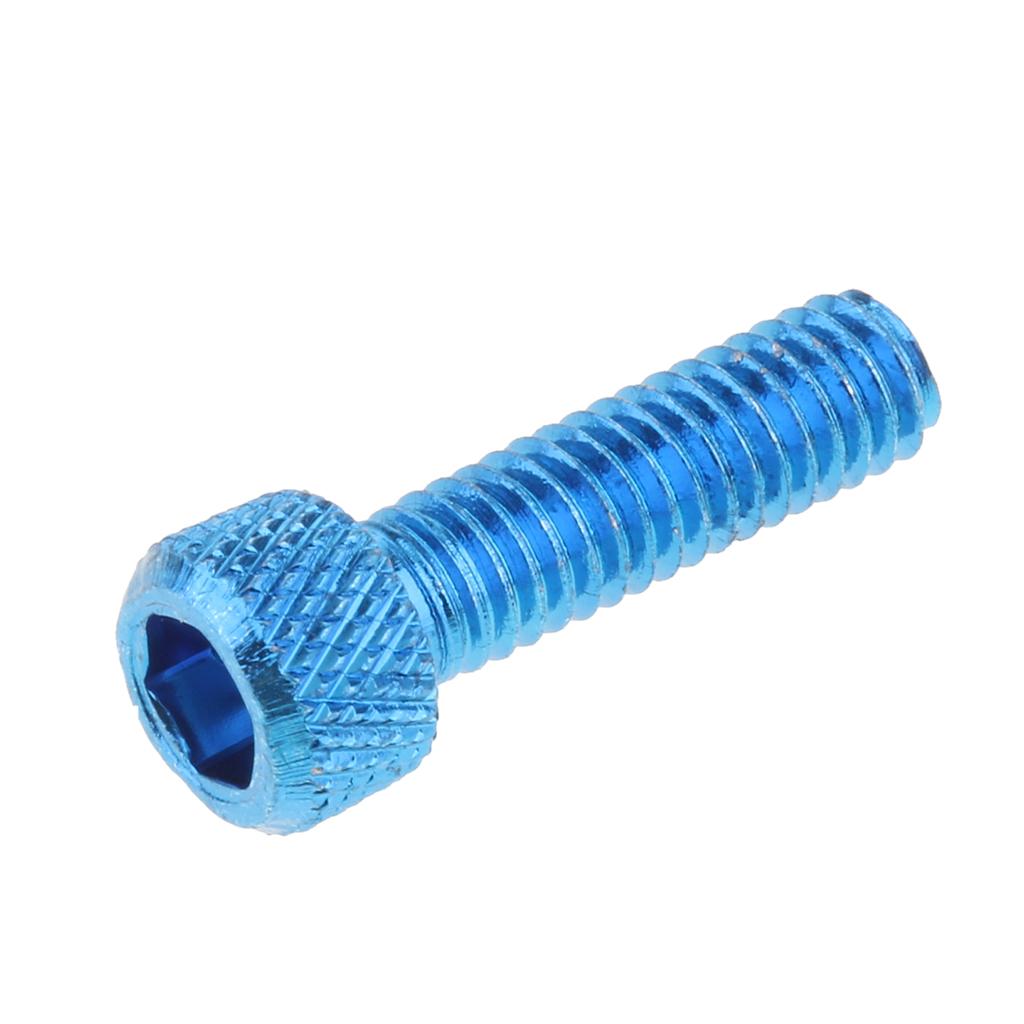 3x 10pcs Blue M6*20mm Aluminum Hex Socket  Head Screws Repair Tool